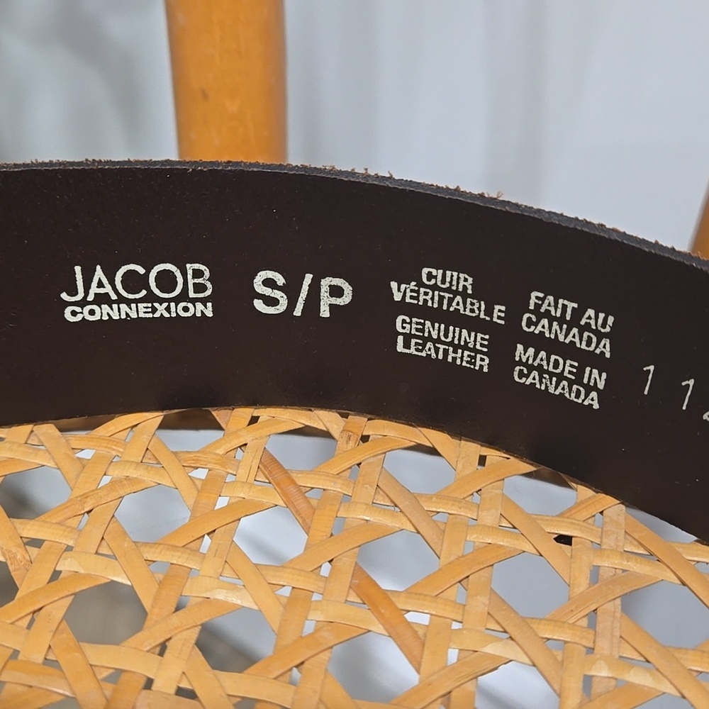 Y2K Jacob Connection Genuine Leather Belt With Metal Boho Buckle - Picture 3 of 8